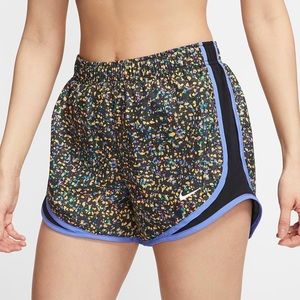 NEW Nike Dri-FIT Colorful Confetti Running Shorts